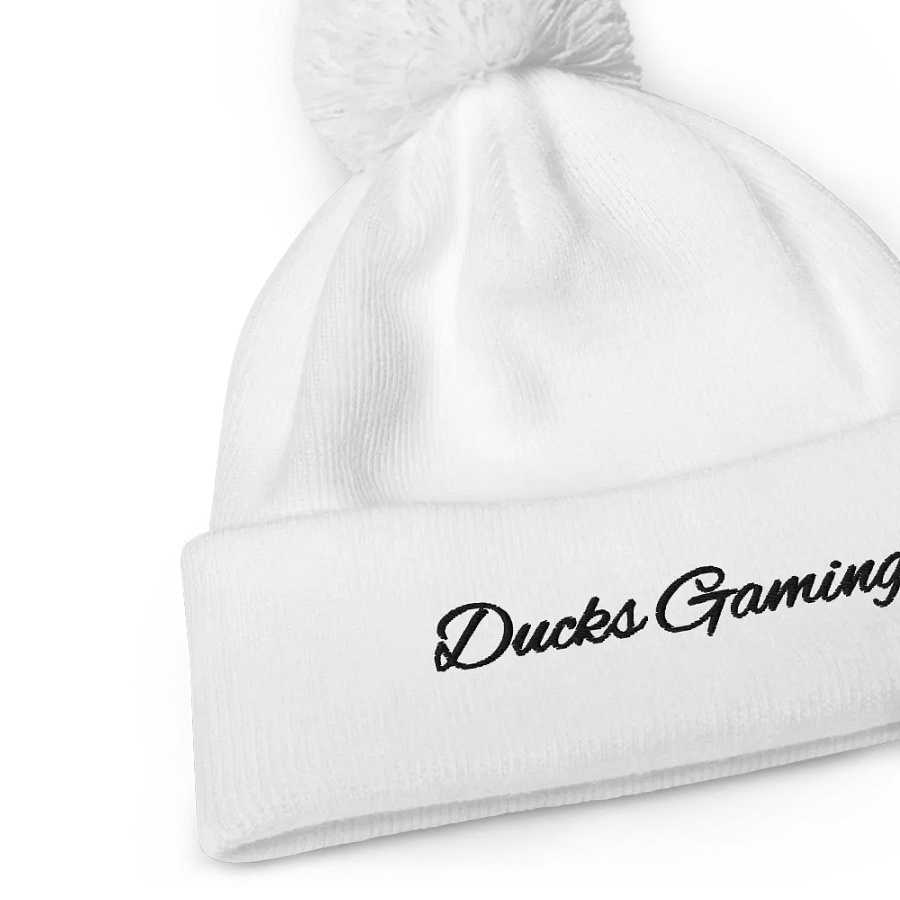 Ducks Gaming Beanie Black Lettering product image (7)
