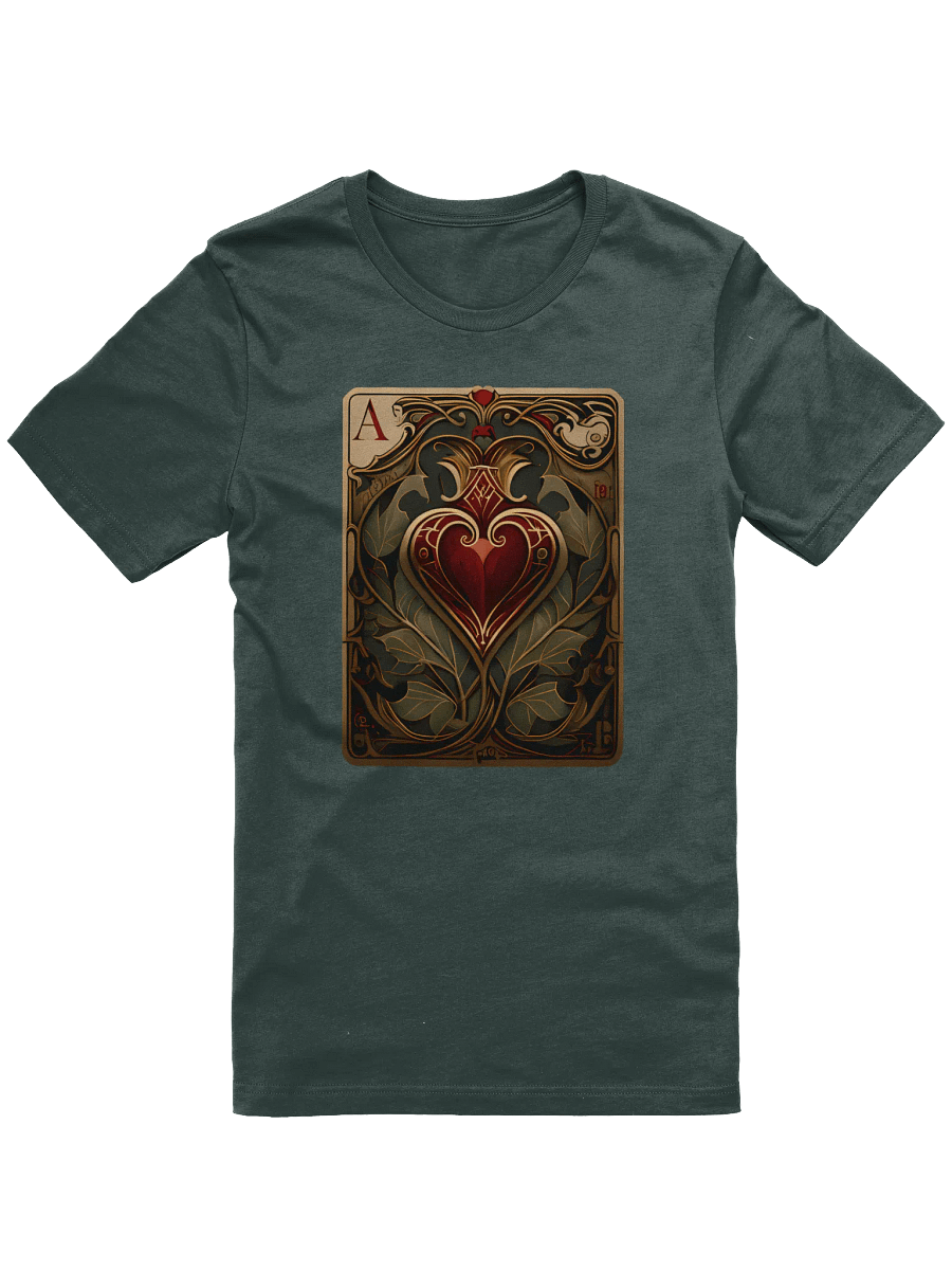 Ace of Hearts Vintage Playing Card T-Shirt product image (1)