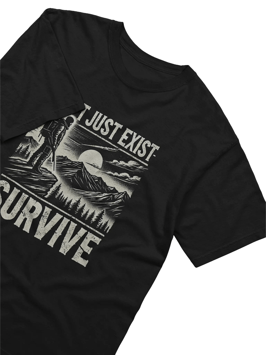 'Don't Just Exist, Survive' – Comfort Colors Heavyweight T-Shirt product image (3)