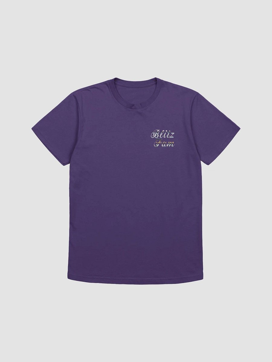 Purple t shirt silver left logo product image (1)