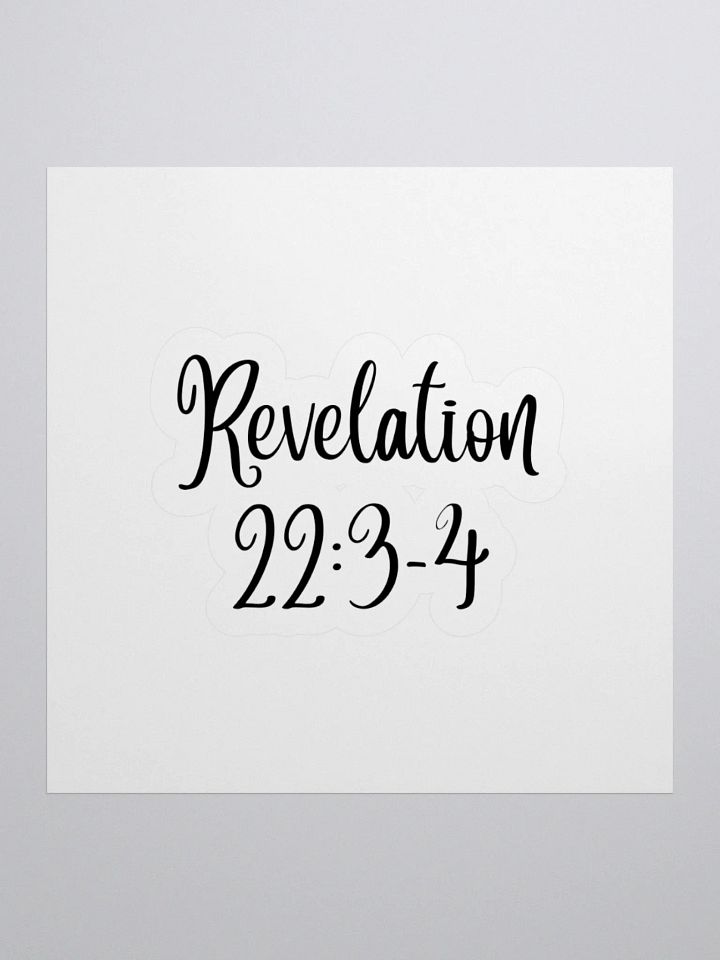 Revelation 22:3-4 product image (3)