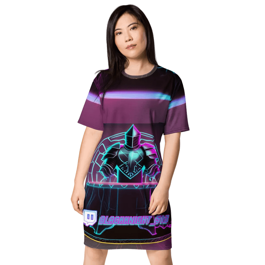 Blackknight513 All-Over Print T-Shirt Dress product image (1)