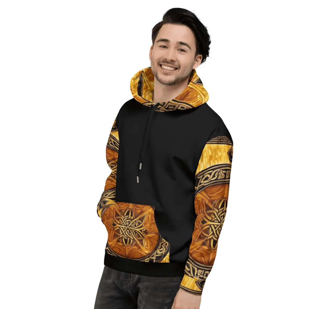 Black & Gold Symbology Hoodie product image (6)
