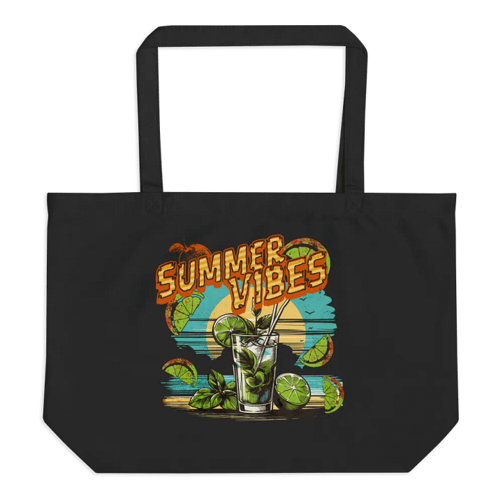 Summer Vibes Organic Tote Bag product image (1)