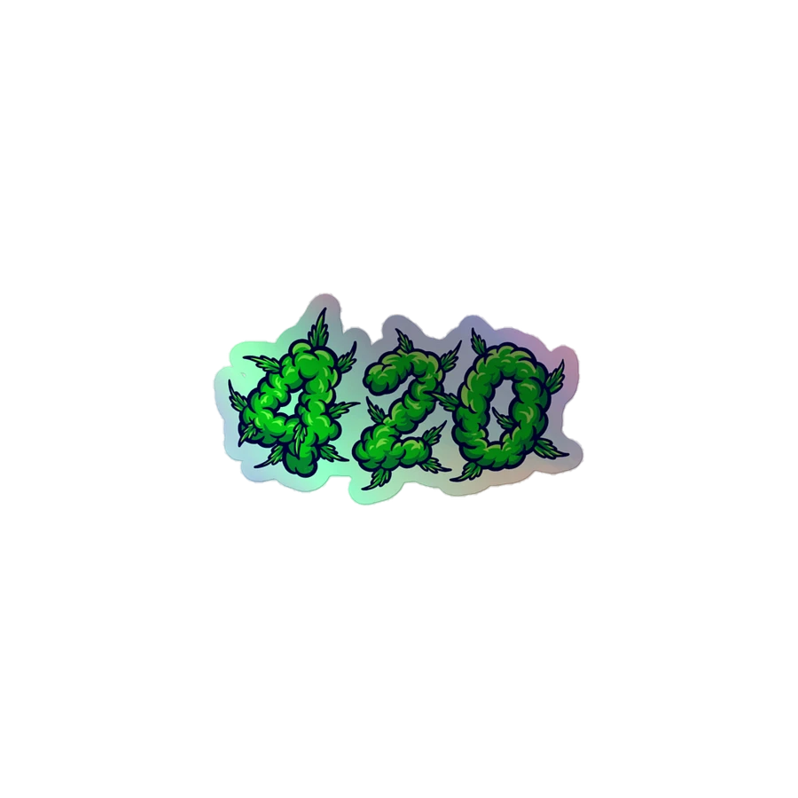 420 Holographic Leaf Sticker Set product image (1)