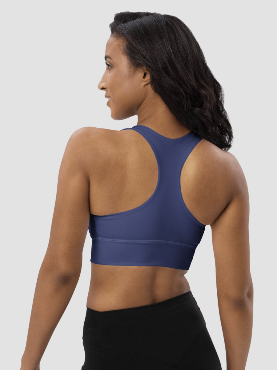 Longline Sports Bra - Blue Nightfall product image (4)