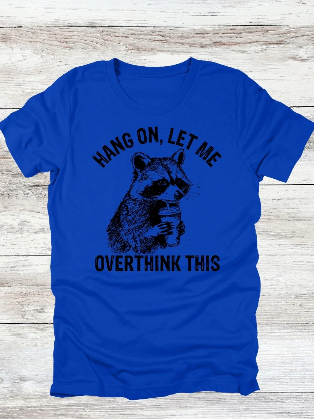 Overthinking Raccoon T-Shirt product image (18)