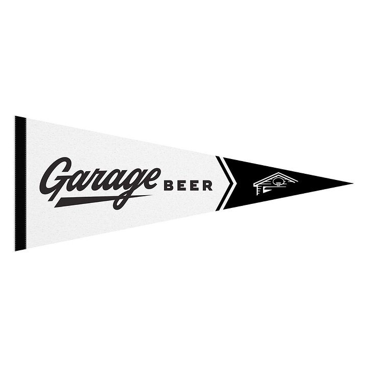 GARAGE BEER WHITE PENNANT product image (1)