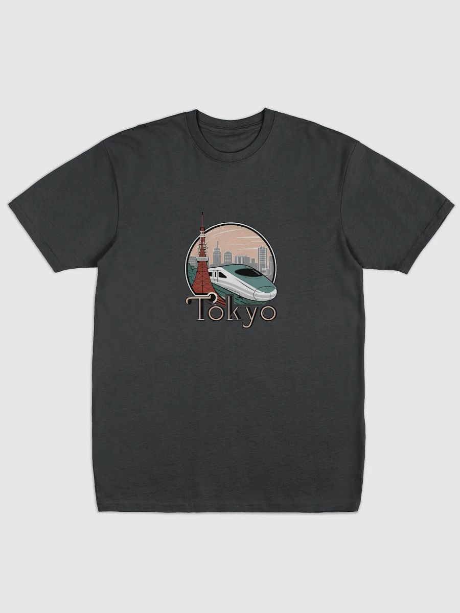 Tokyo Cityscape Cotton Heritage Men's Premium Heavyweight Tee product image (1)