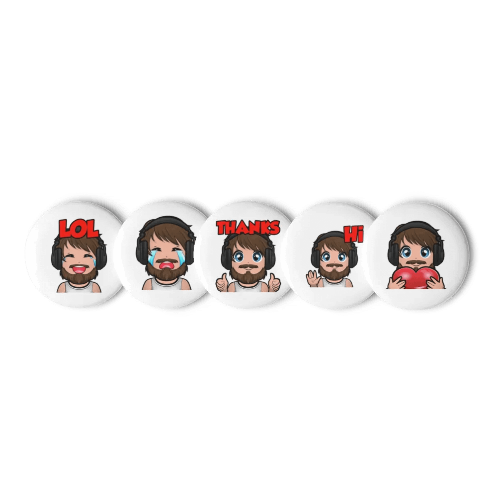 Bold AMG Red Pin Buttons Set product image (1)