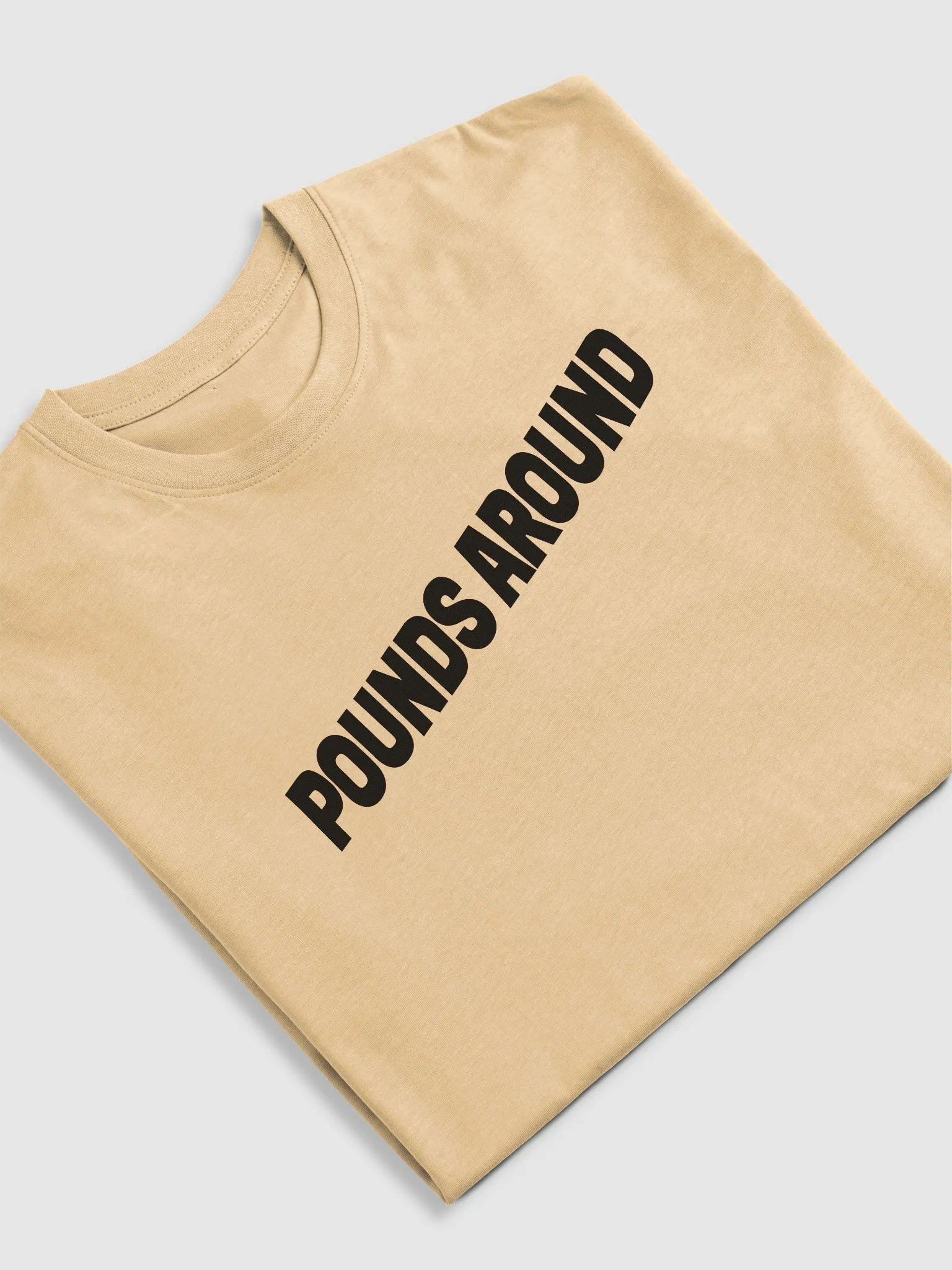 POUNDS AROUND; GOLD AND BLACK SHIRT product image (5)