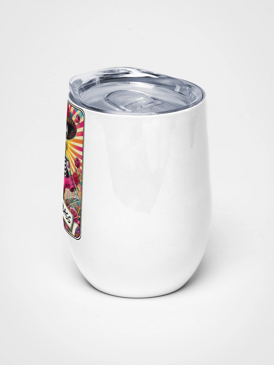 Rose Adorned Skeleton Wine Tumbler product image (5)