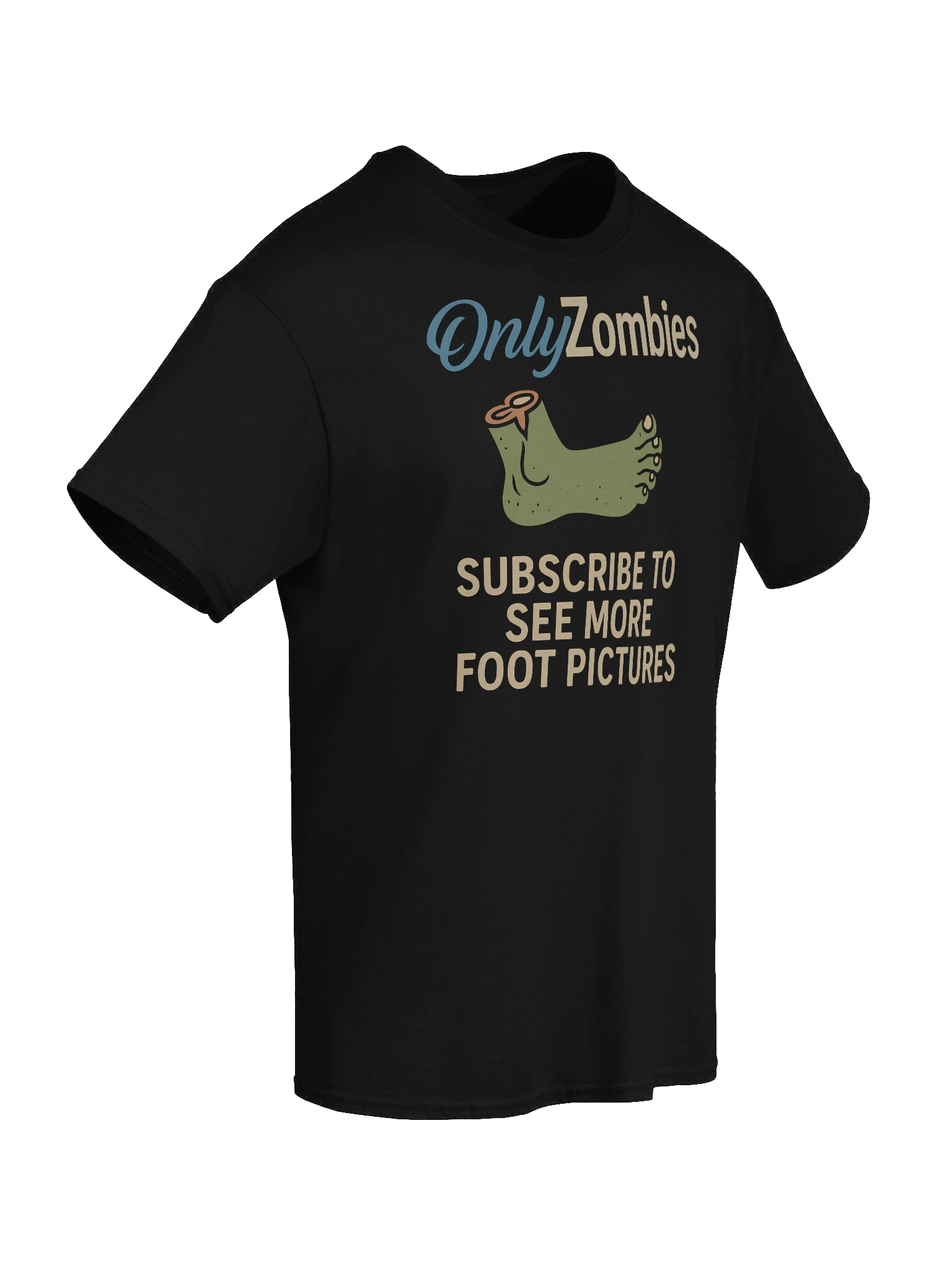 Zombie Foot Subscribe T-Shirt product image (8)