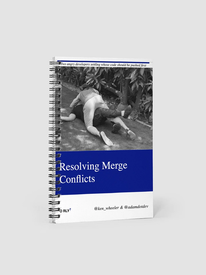 Resolving Merge Conflicts ORLY notebook product image (1)