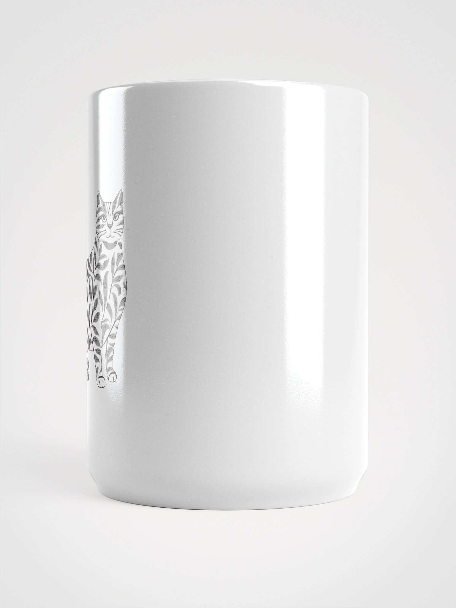 Leafy Feline Delight Mug product image (6)