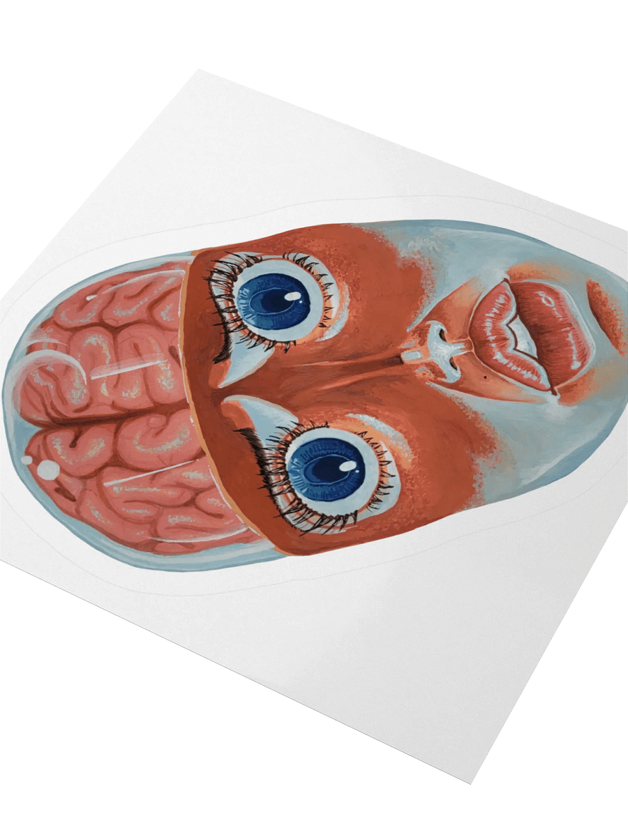 Brain Girl sticker product image (3)