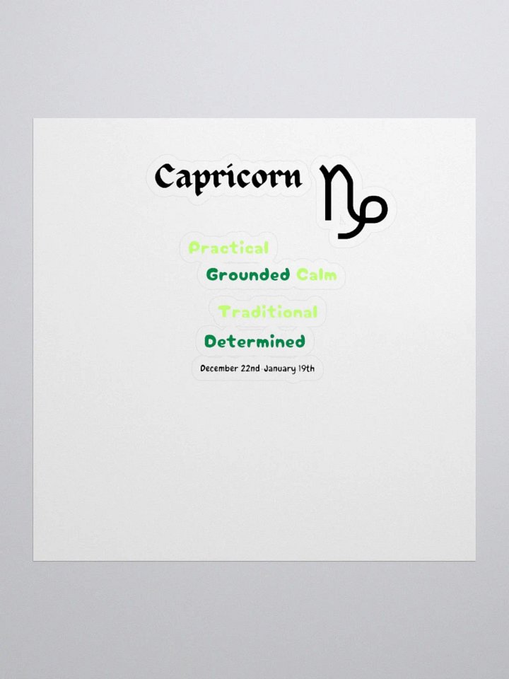 Capricorn Stickers product image (1)