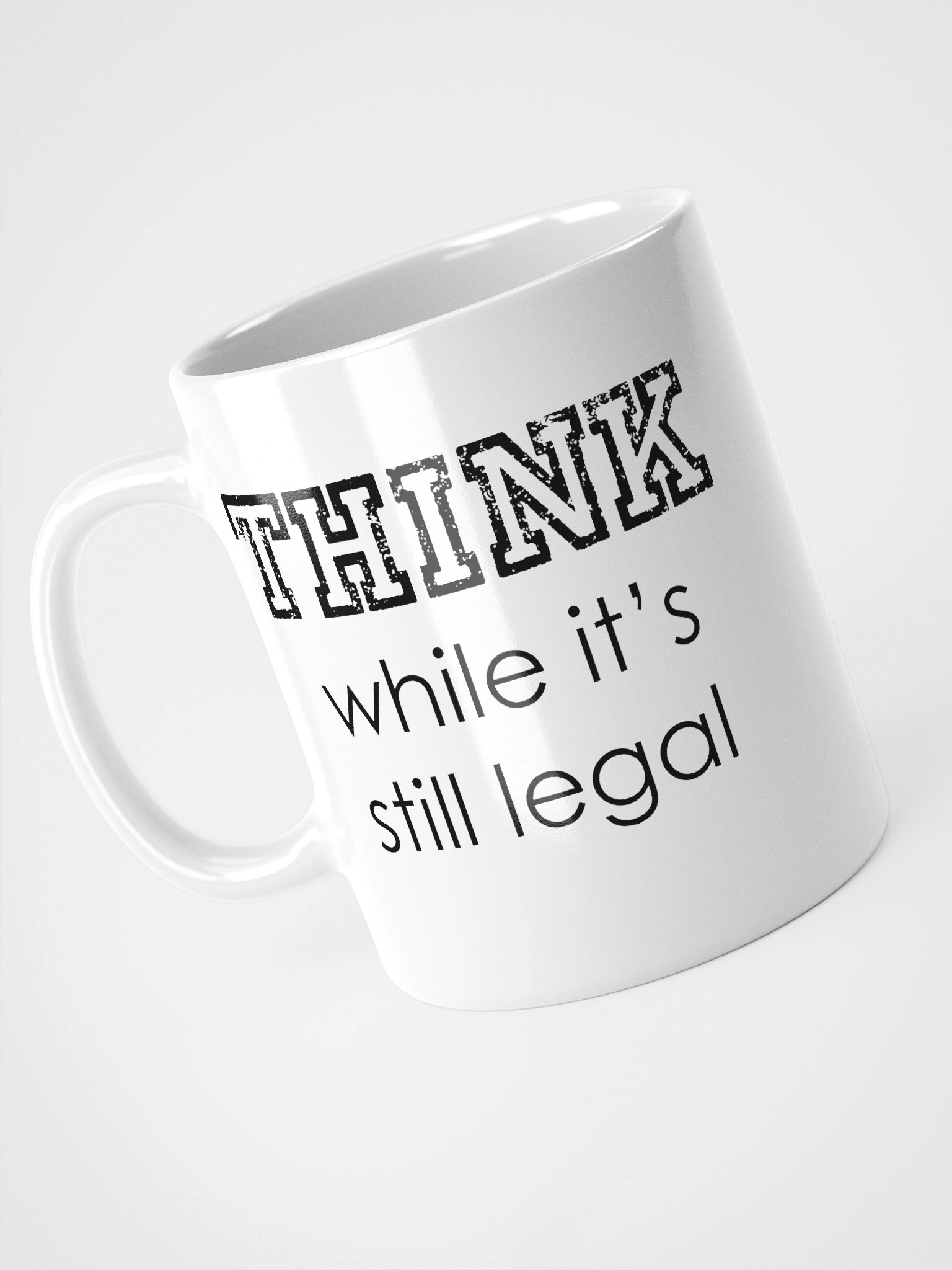 THINK glossy mug product image (11)