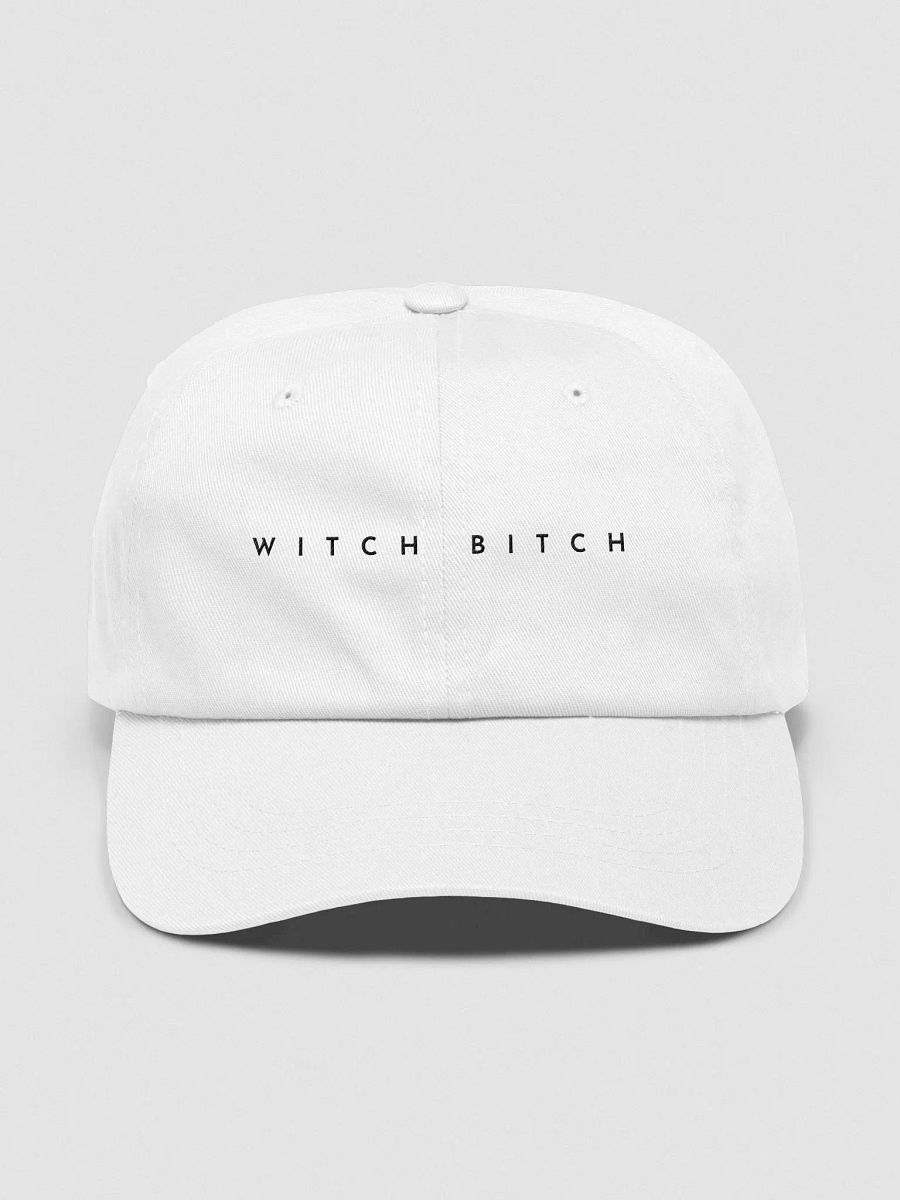 Witch Bitch Dad Cap (Black Writing) product image (1)