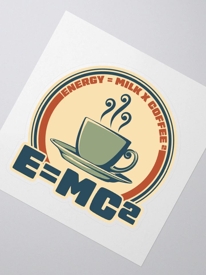 Coffee Genius Retro Sticker product image (4)