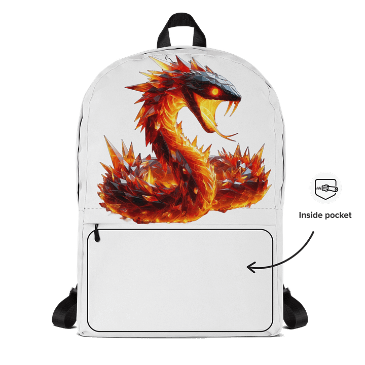 Crystallized Fire Snake #1 Backpack product image (2)