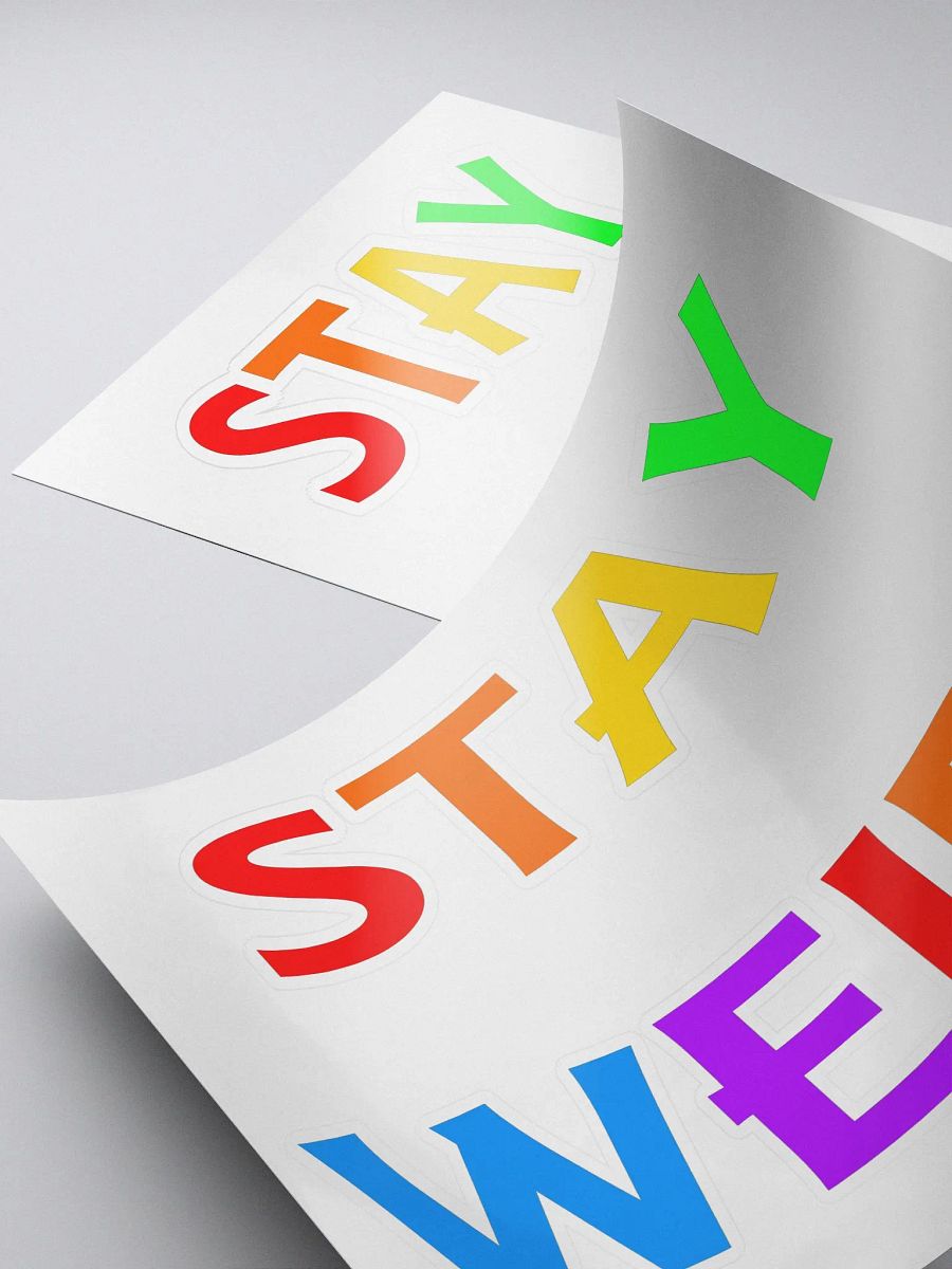 Stay Weird Rainbow - Kiss Cut Stickers product image (4)