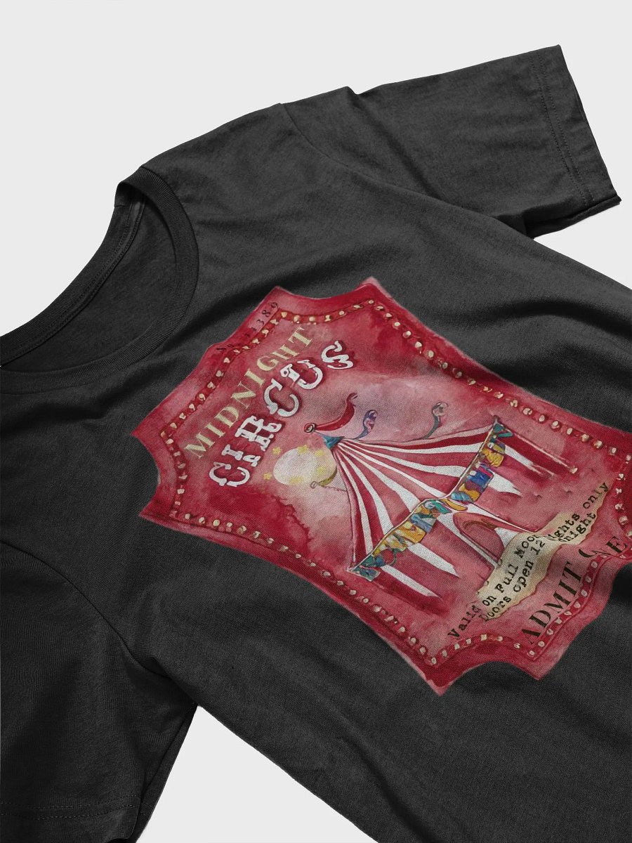 Midnight Circus Ticket Tee | Unisex, Vintage-Inspired Design product image (3)