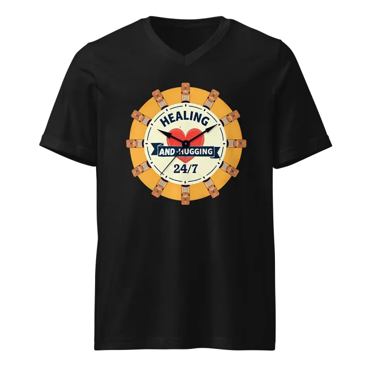 Healing Hearts 24/7 V-Neck Tee product image (1)