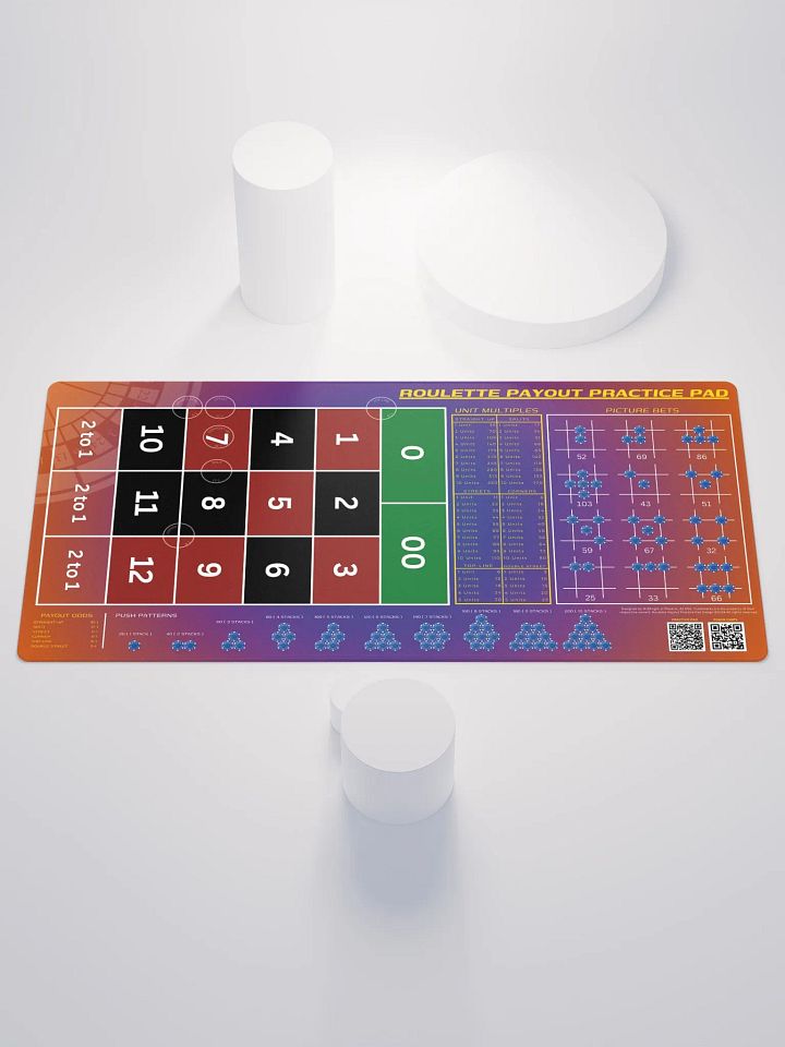 Roulette Payout Practice Pad - Sunset Flare product image (1)