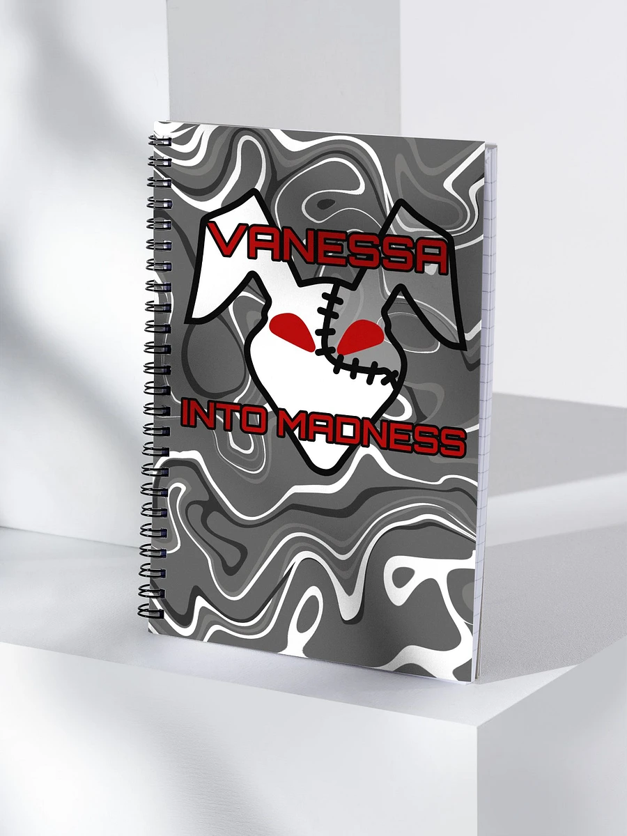 Vanessa Into Madness Gray Notebook product image (3)