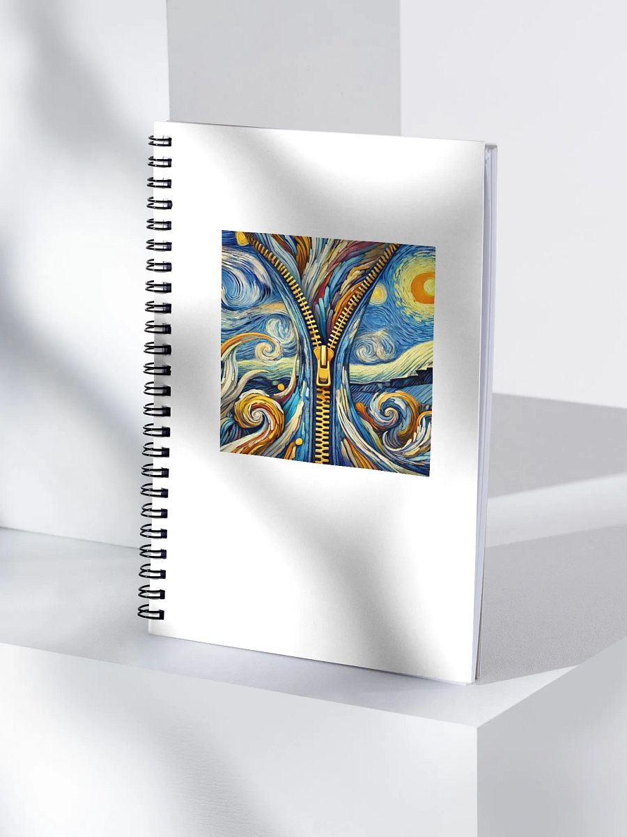 📔 Rolling Stones – Sticky Fingers Van Gogh-Inspired Spiral Journal product image (4)