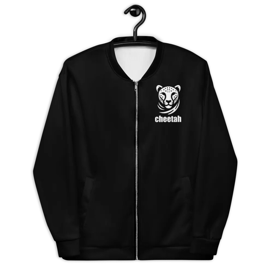 cheetah jacket black product image (3)