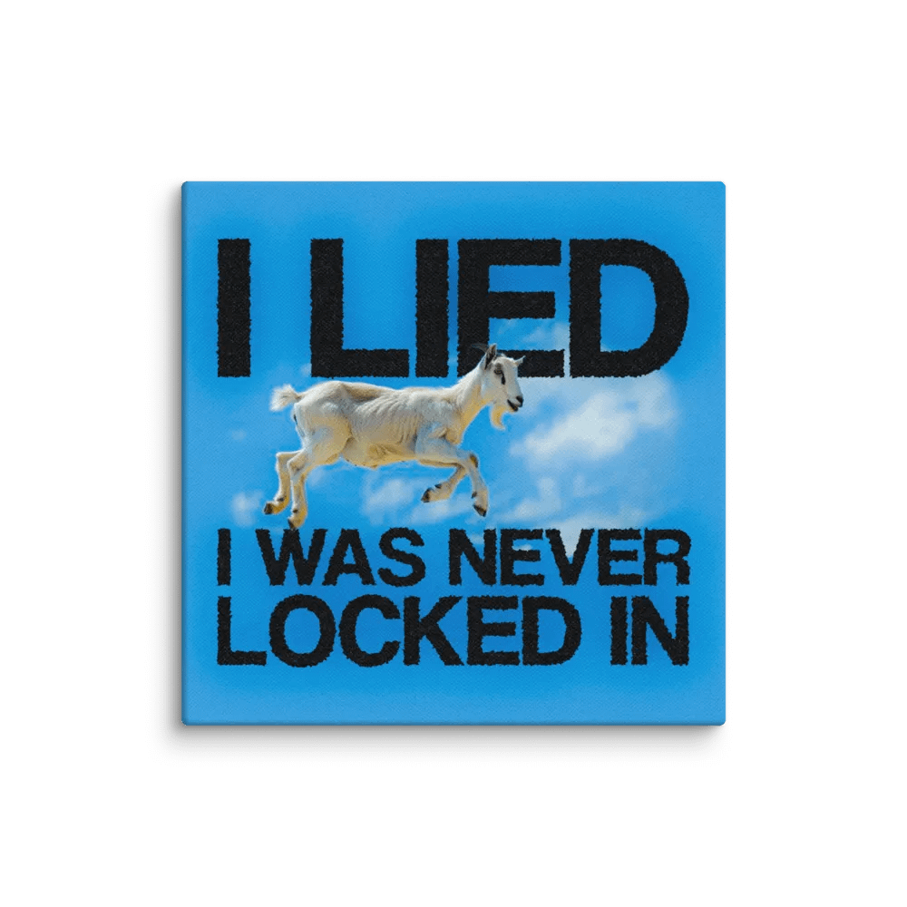 I Was Never Locked In · Canvas product image (3)