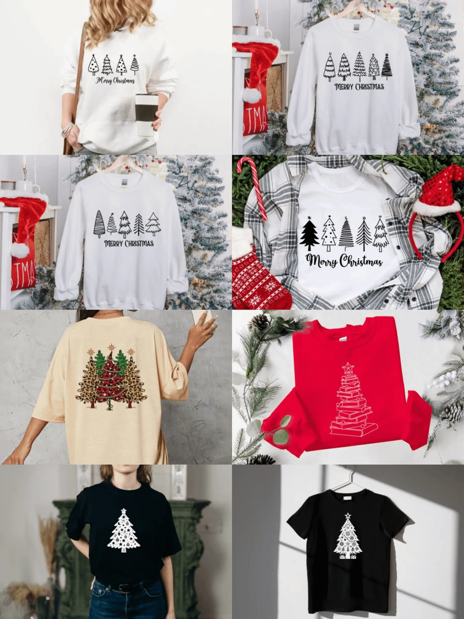 CHRISTMAS TREE SVG Bundle Christmas Tree Outline Christmas Ornaments Svg product image (3)