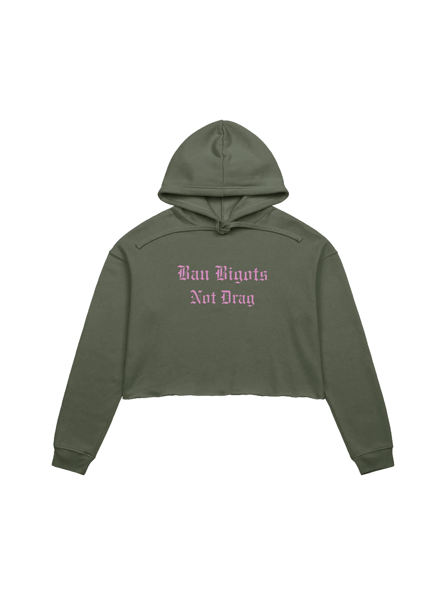 Ban Bigots Not Drag Fleece Crop Hoodie product image (1)