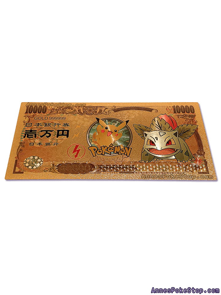 24k Banknote Collectable - Ivysaur product image (1)