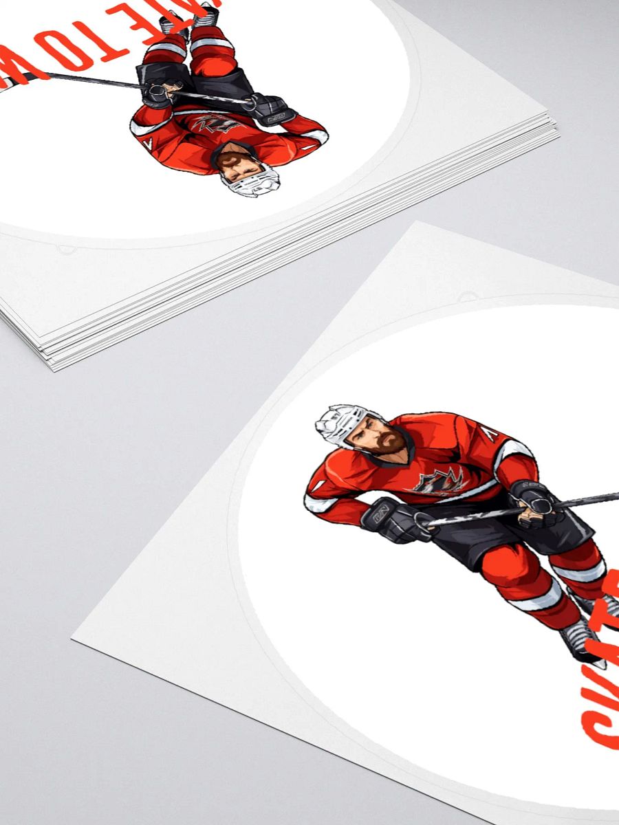 Ice skate sticker product image (4)
