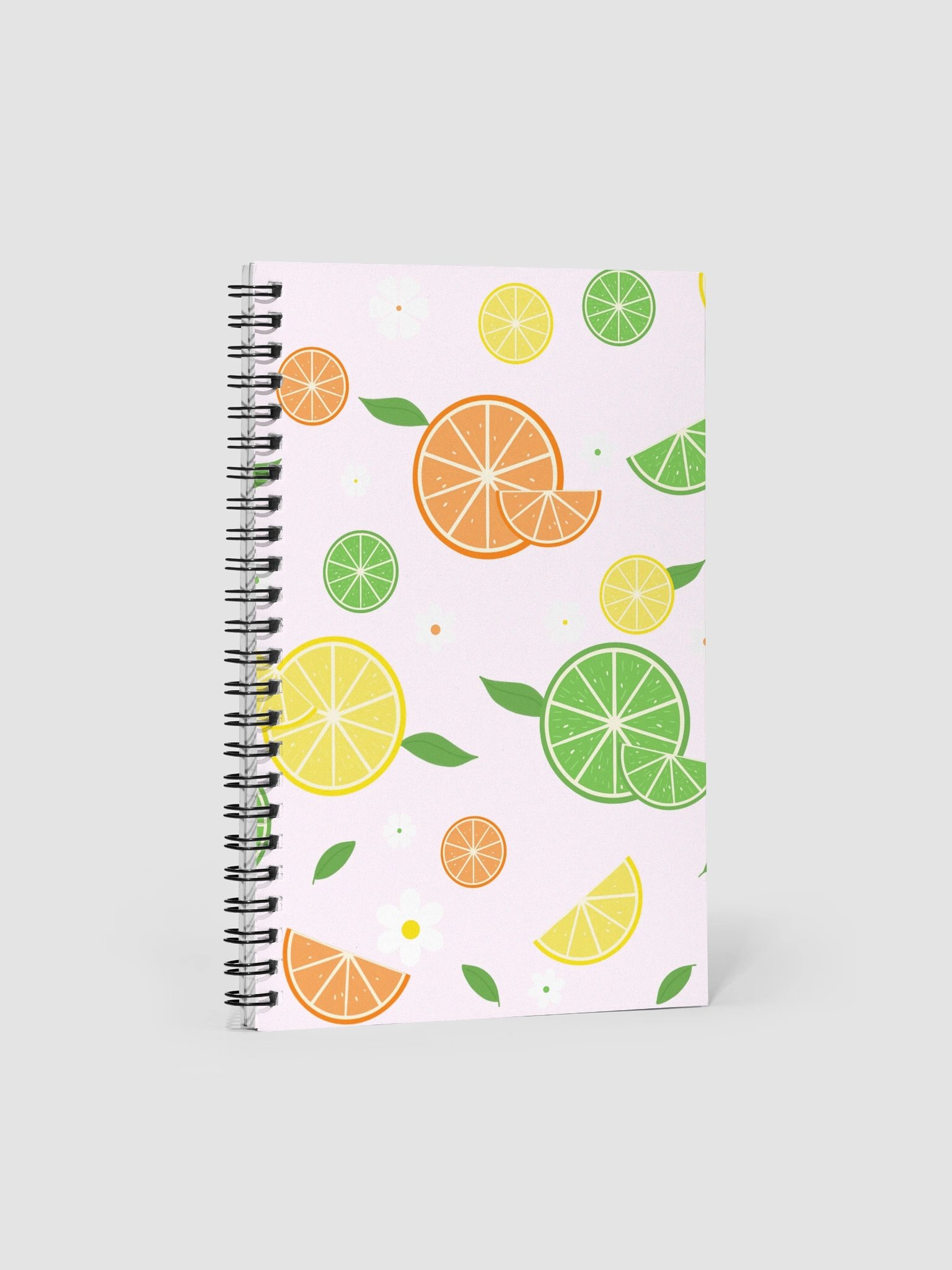 Citrus Joy Pattern Spiral Journal product image (2)