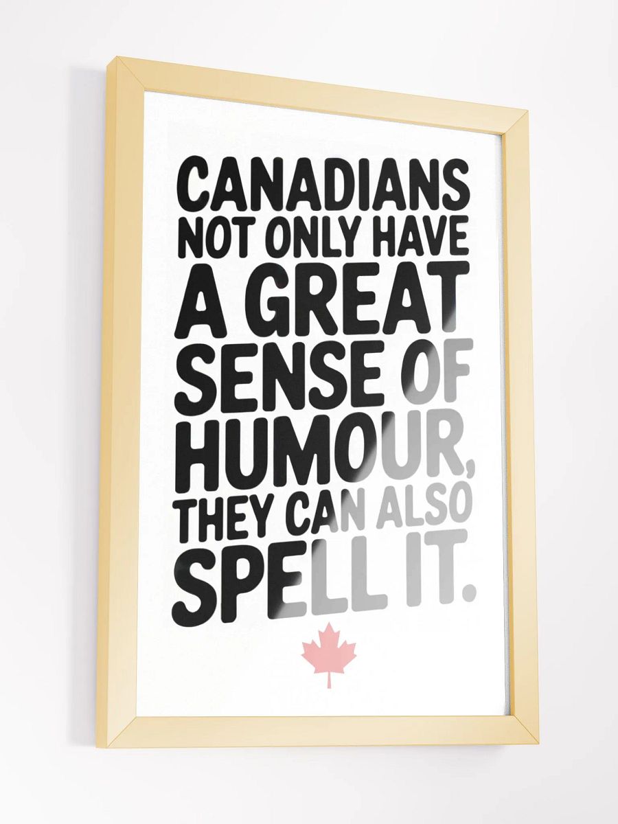 Canadian Humour Framed Poster product image (8)