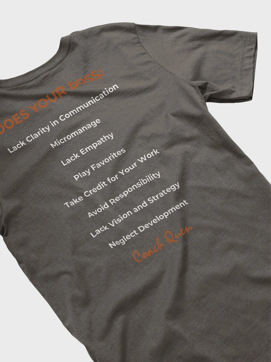 Bad Boss Buster White Logo Tee product image (43)