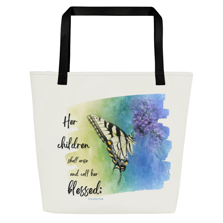 Call Her Blessed All-Over Print Tote Bag product image (2)