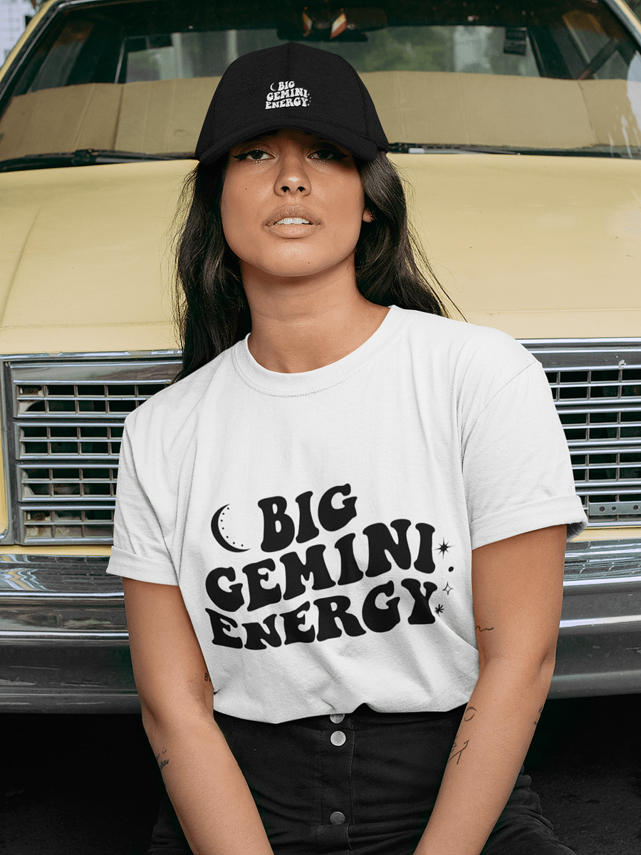Big Gemini Energy T-Shirt (Black Logo) product image (3)