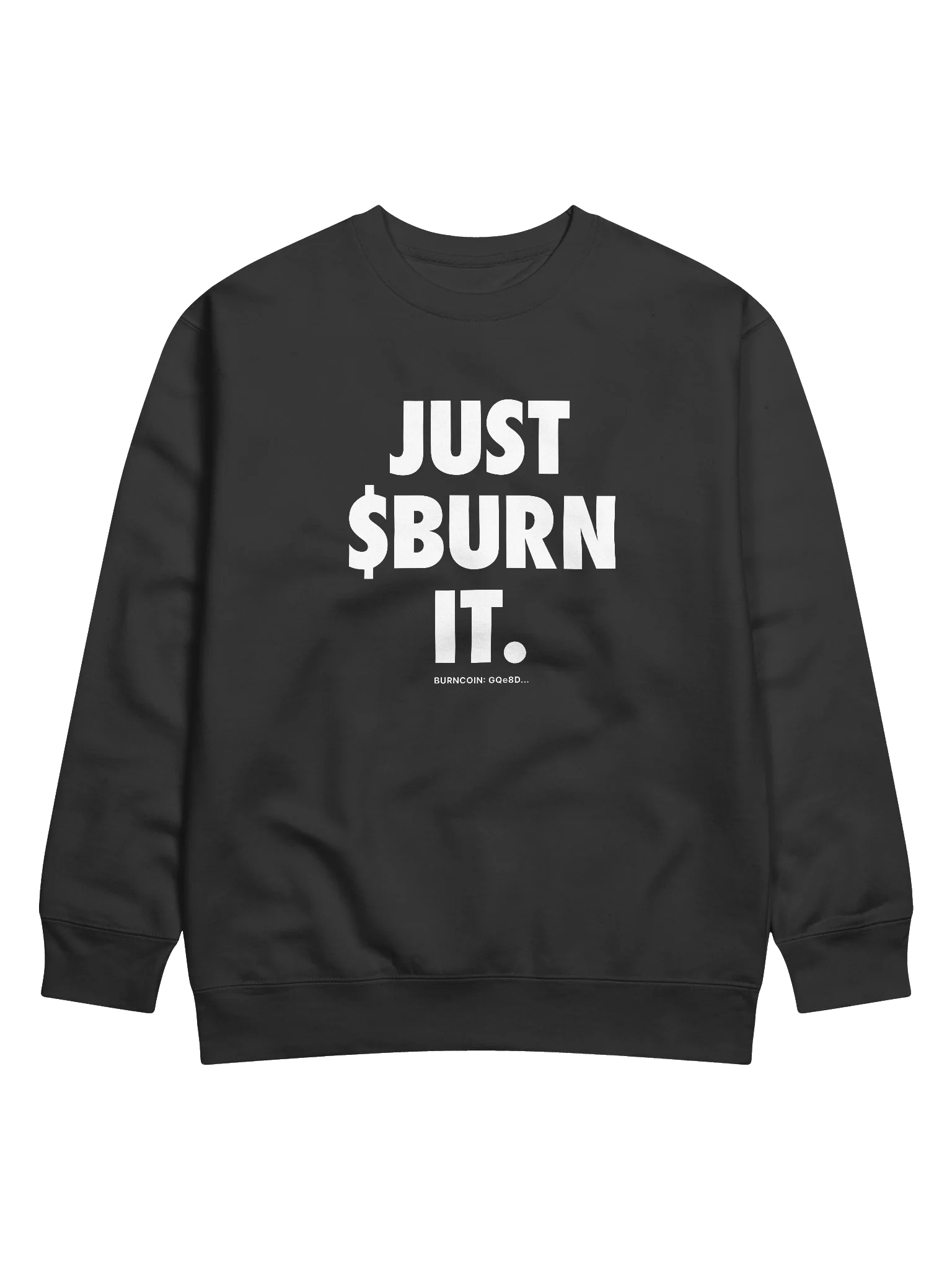 JUST $BURN IT Sweatshirt - Dark product image (3)