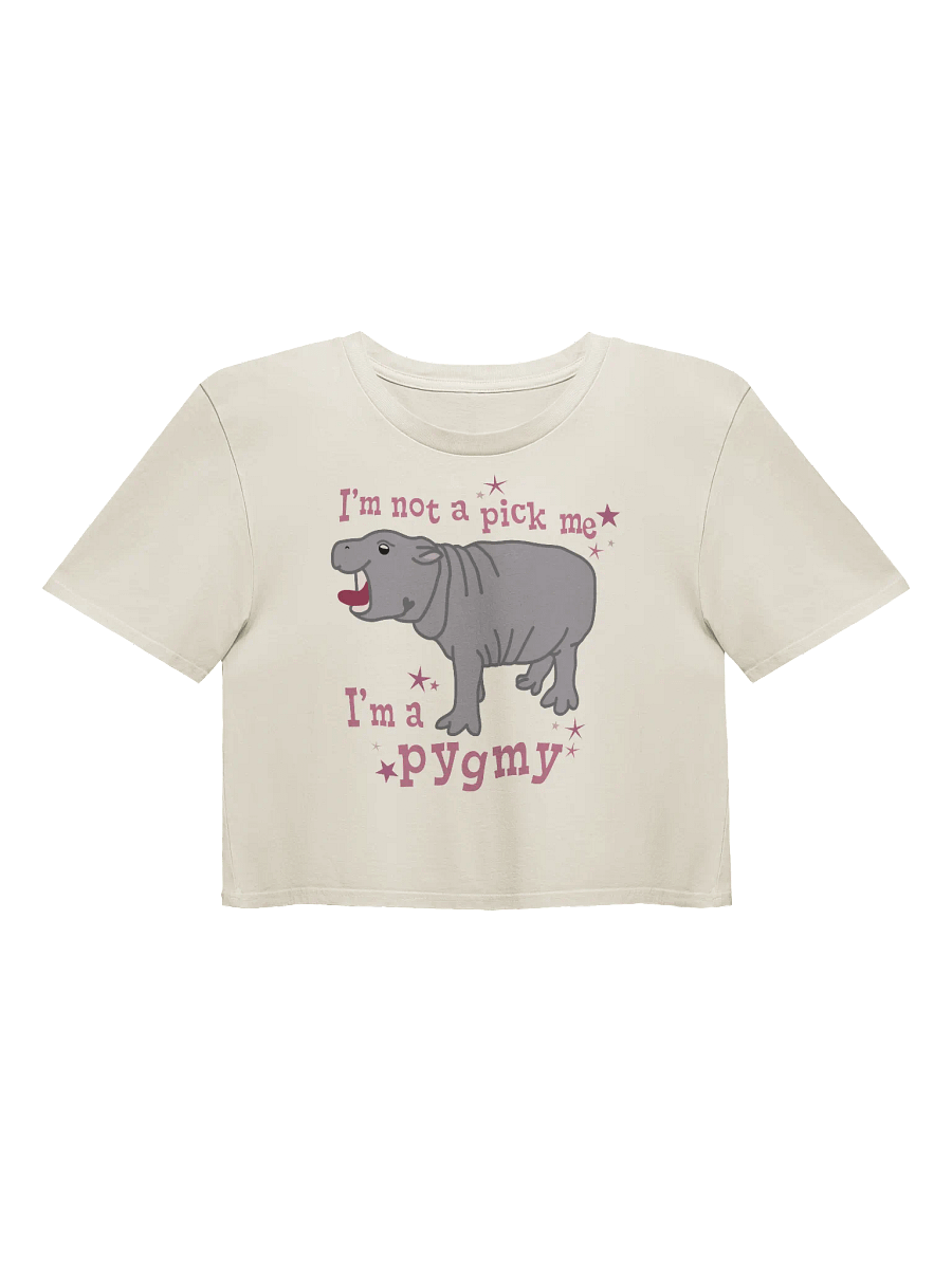I'm a Pygmy Crop Top | Moo Deng Inspired Merch product image (1)