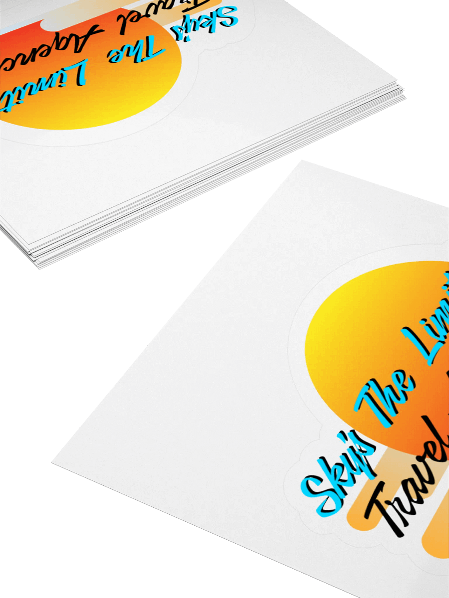 Sky's The Limit Travel Agency Sticker product image (4)