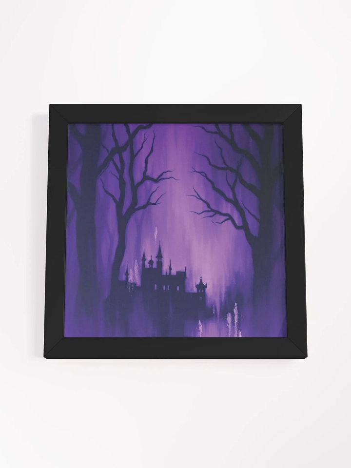 Mystic Castle Silhouette Framed Print product image (10)
