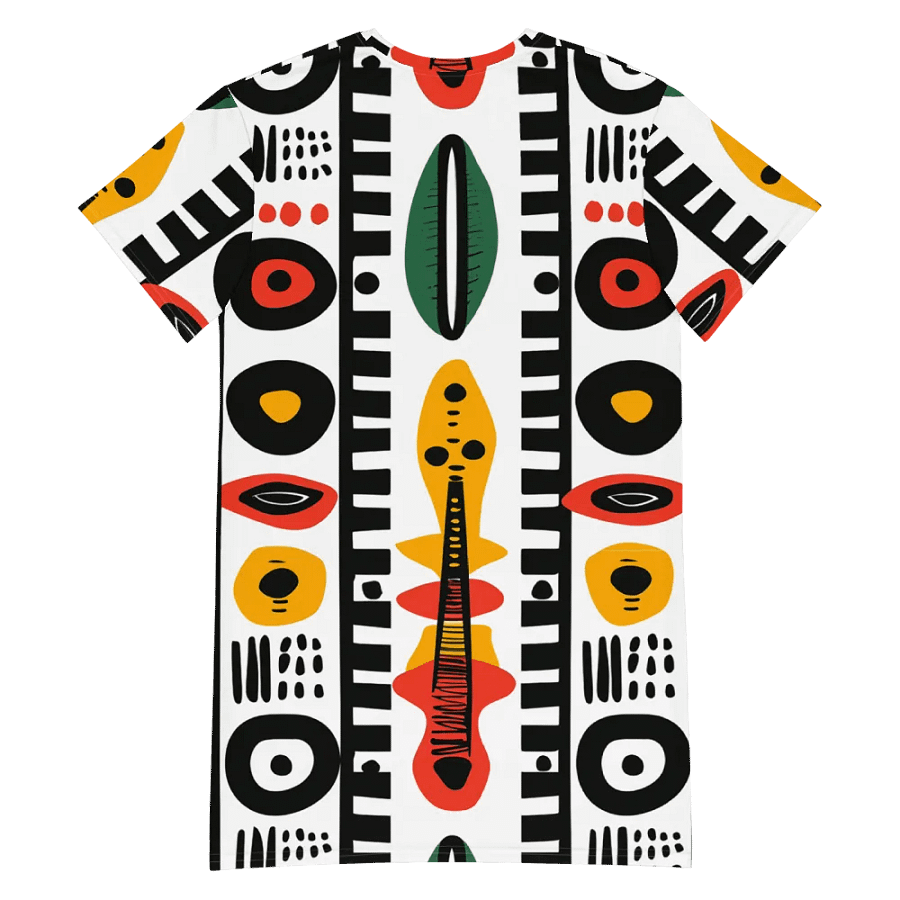 Afrobeat Harmony T-Shirt Dress product image (7)