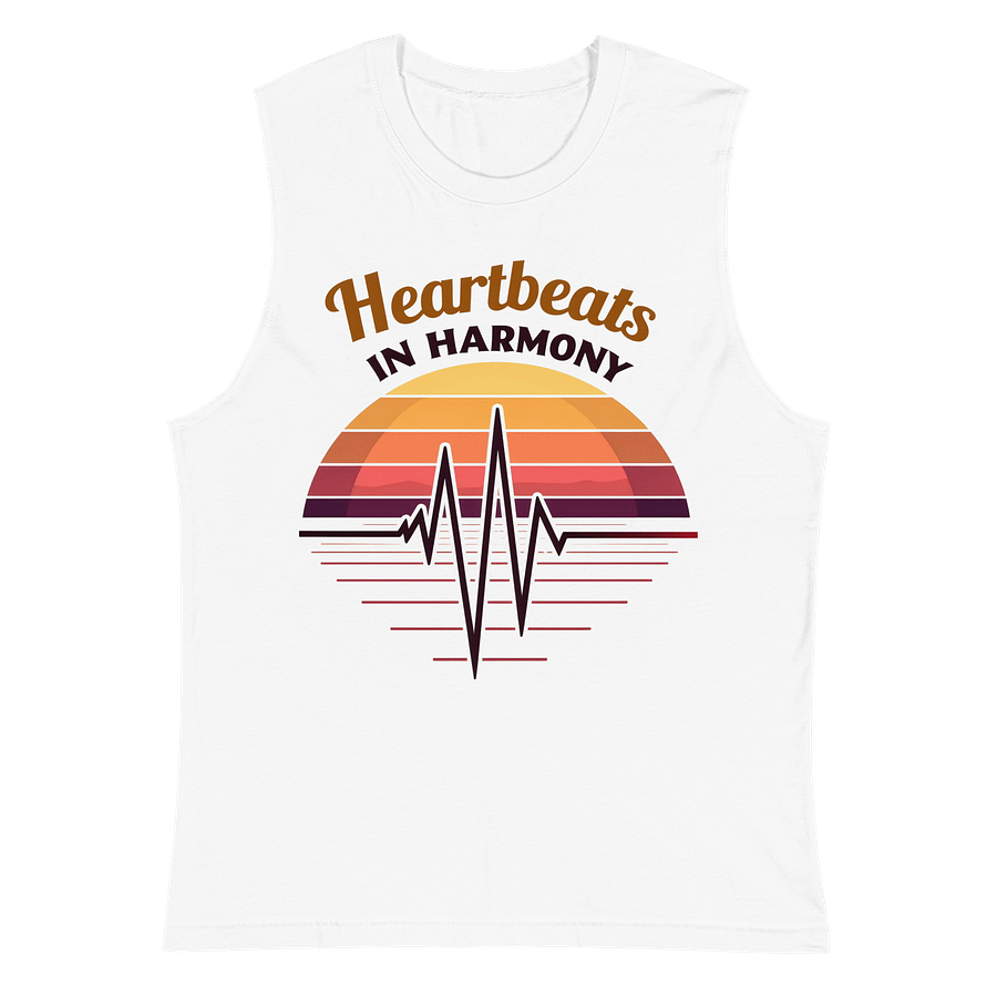 Harmonious Heartbeats Sunset Muscle Tank product image (2)