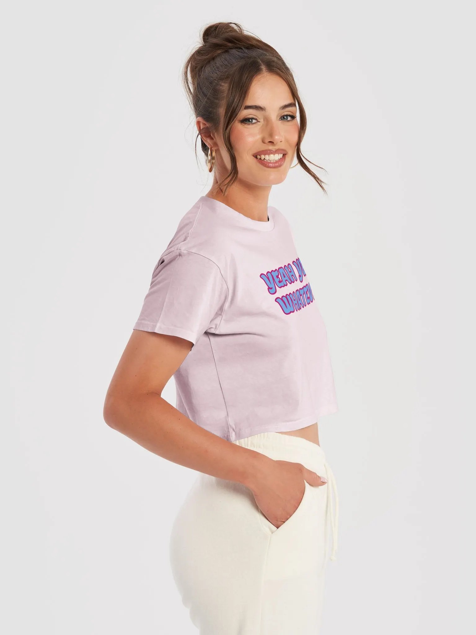 YEAH YEAH WHATEVER Crop Top product image (4)