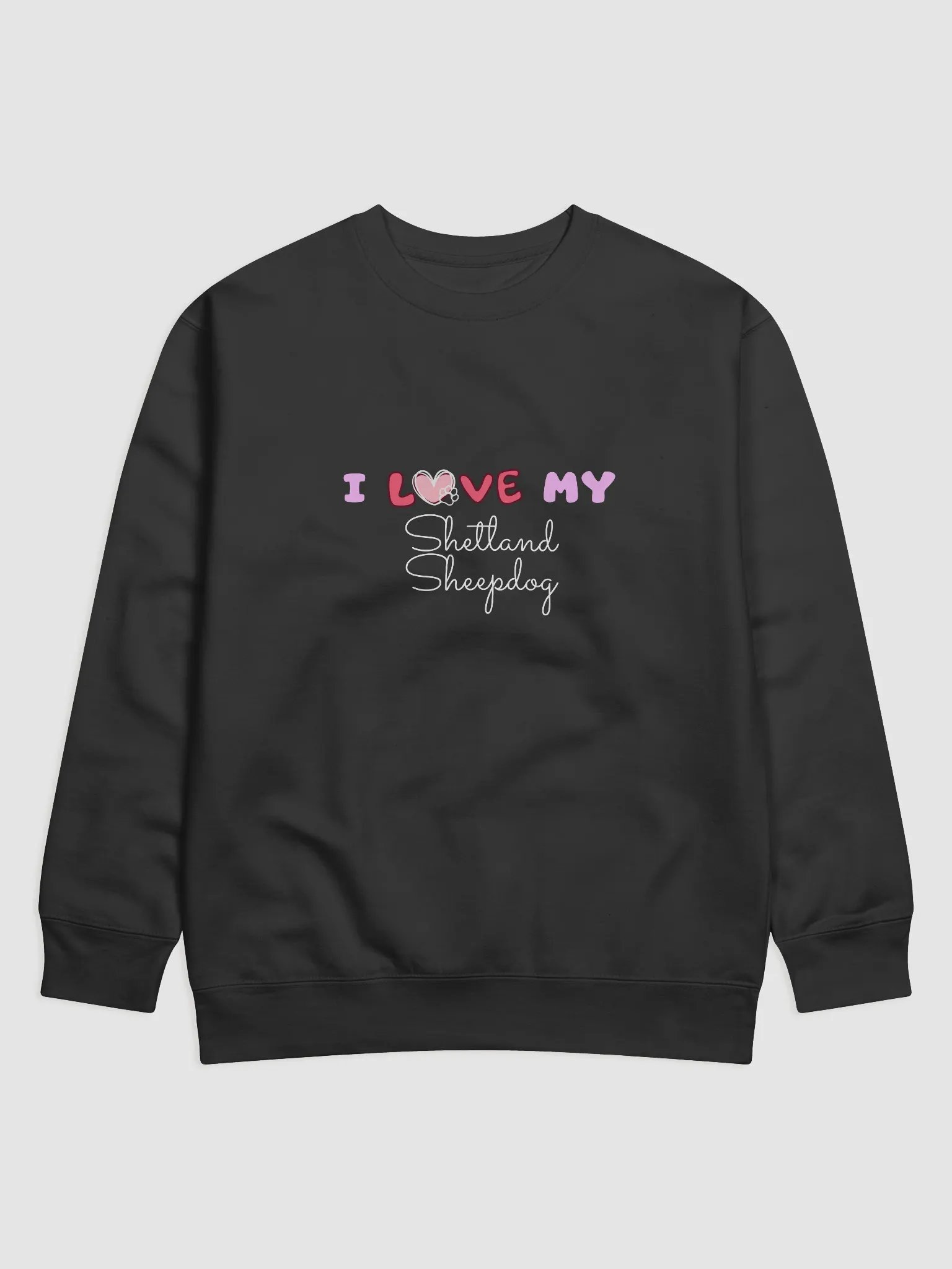 Love Paw Shetland Sheepdog Premium Sweatshirt product image (1)